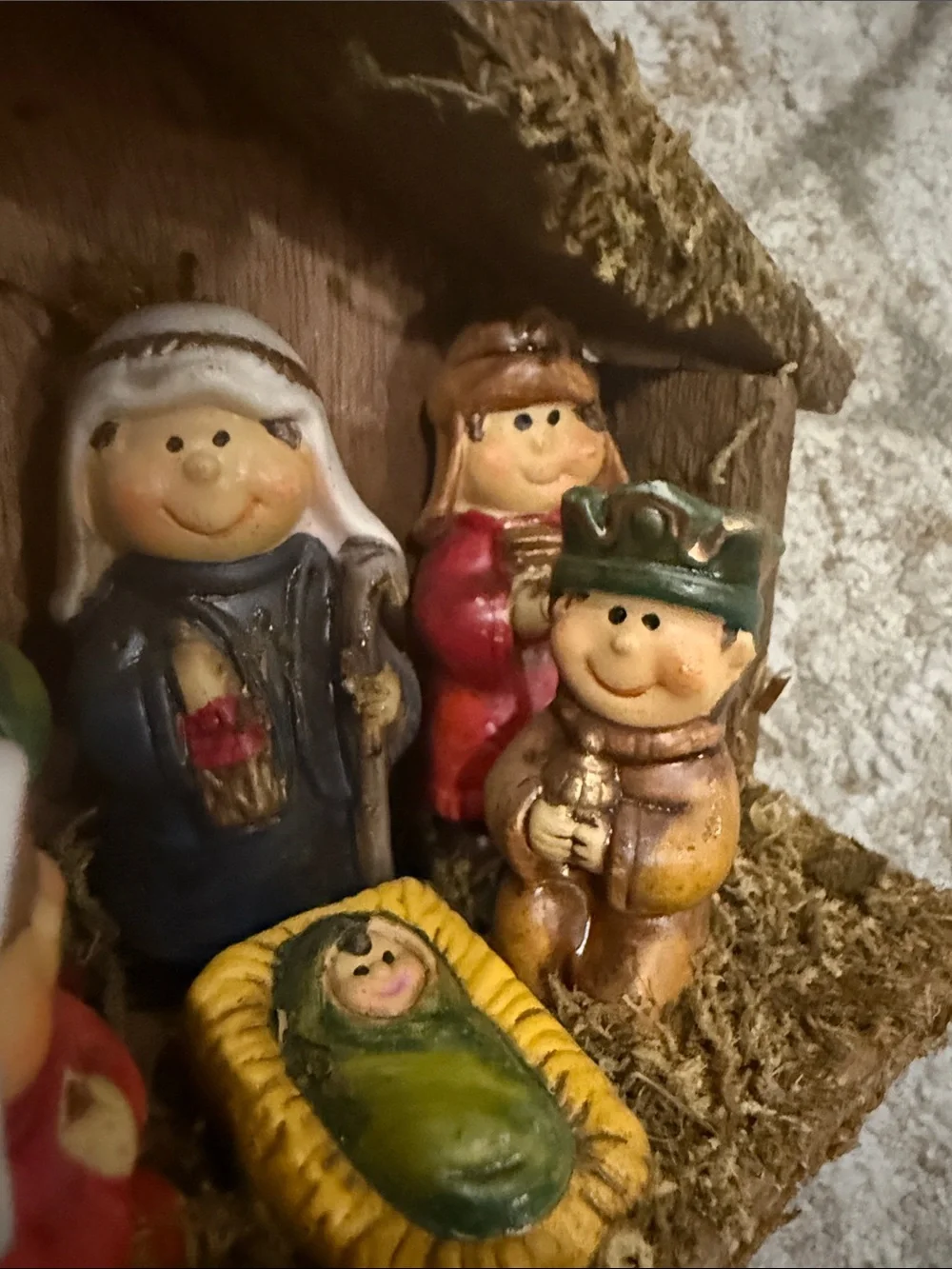 Nativity Set Christmasville Ronnie Walter Baby Jesús Holiday Christmas Decor
